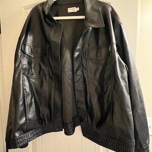 Terra and Sky Pleather Jacket